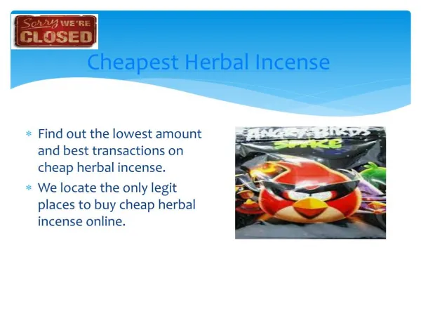 Cheapest Herbal Incense