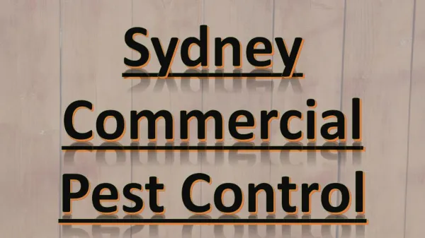sydney office pest control service