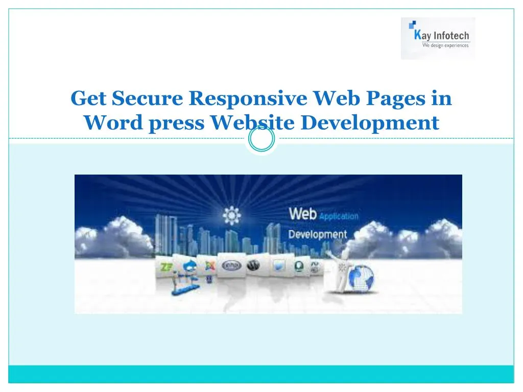 get secure responsive web pages in word press website development