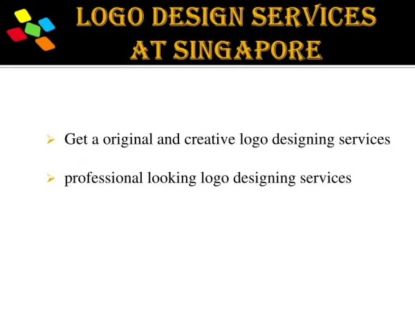 Logo Designing Services at Singapore