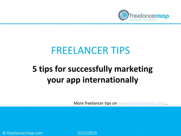5 Tips for Successfully Marketing your App Internationally