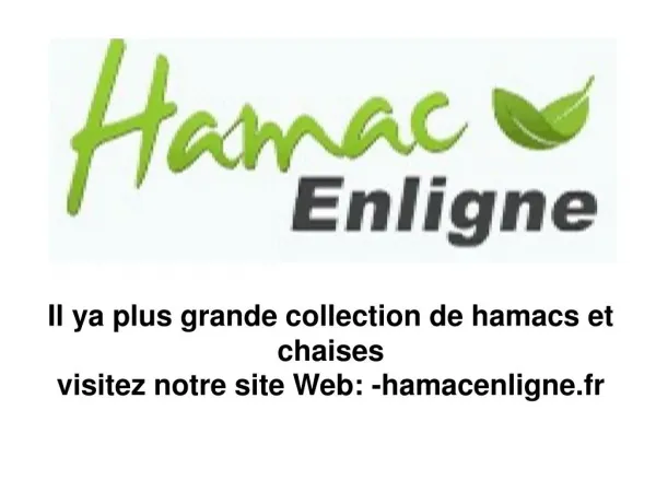 Hamac, Toutes de Hamacs