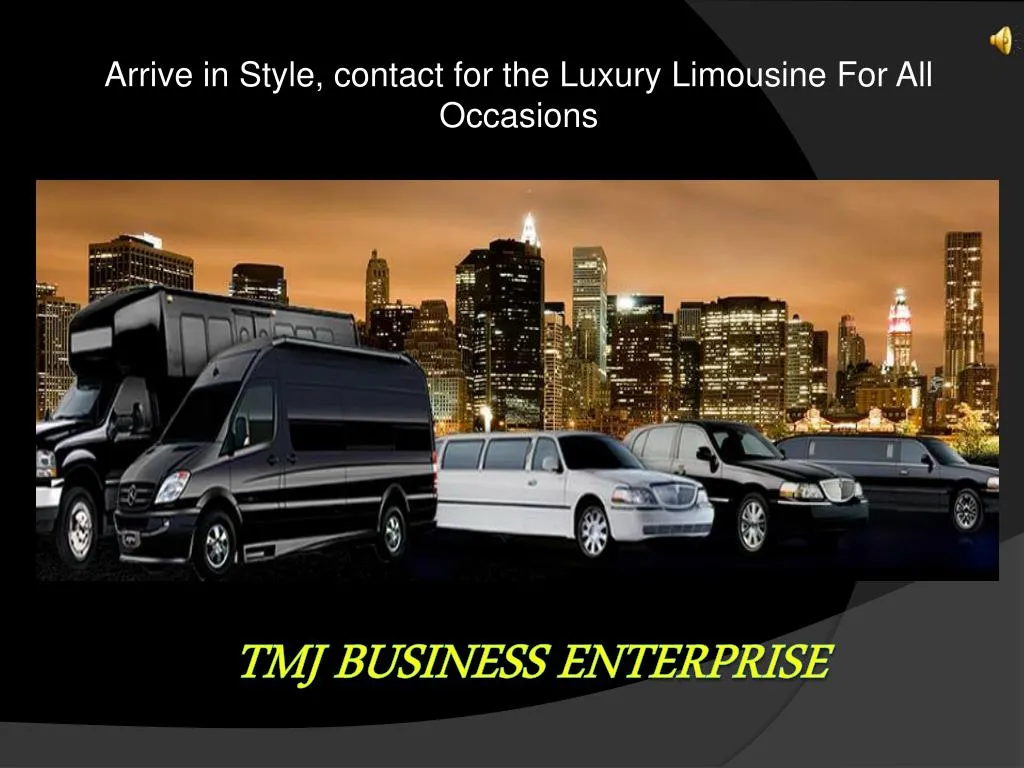 arrive in style contact for the luxury limousine for all occasions