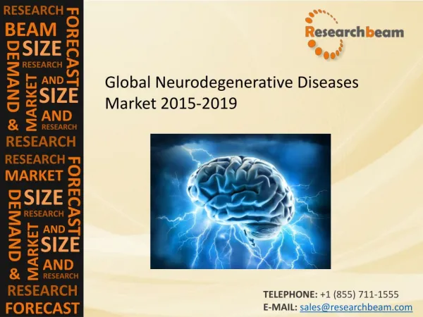 Global Neurodegenerative Diseases Market Size, Share, Trends