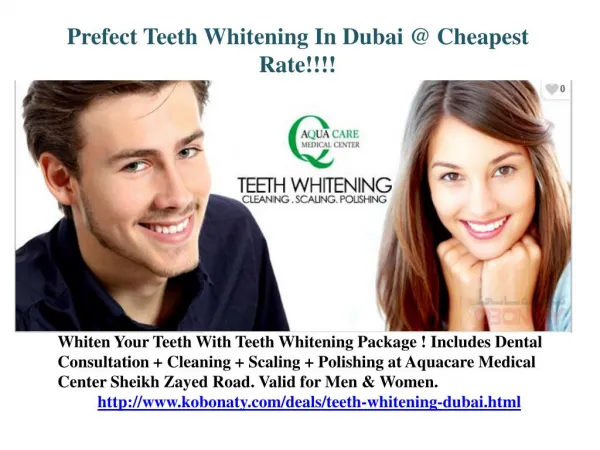 Teeth Whitening Dubai