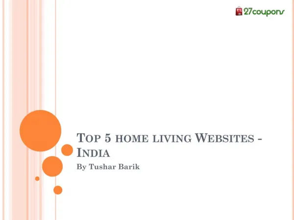 Top 5 Home Living websites in India