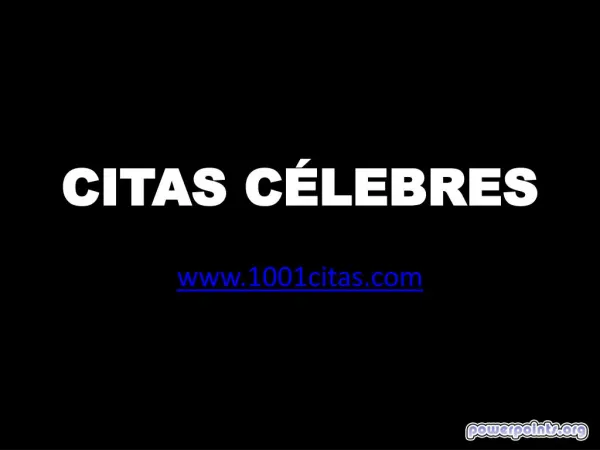 Citas celebres