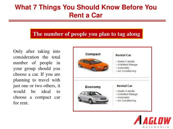 What 7 Things You Should Know Before You Rent a Car