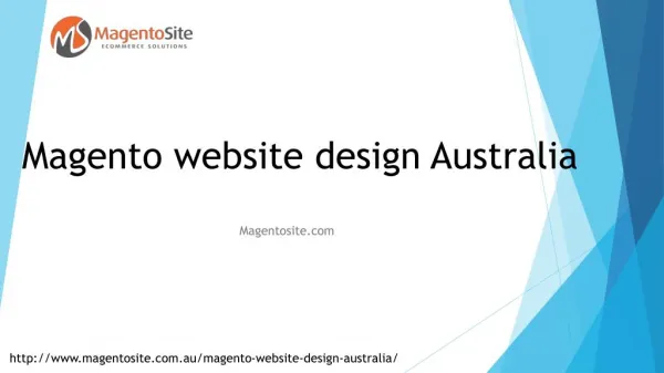 Magento Website Design Australia | Magento Site