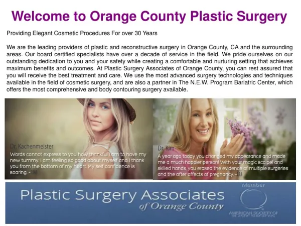 Breast Reconstruction Center Orange County