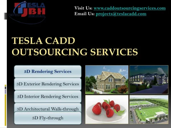 Tesla CADD Outsourcing Services - leading 3D Rendering Servi
