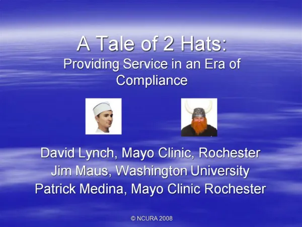 A Tale of 2 Hats: Providing Service in an Era of Compliance