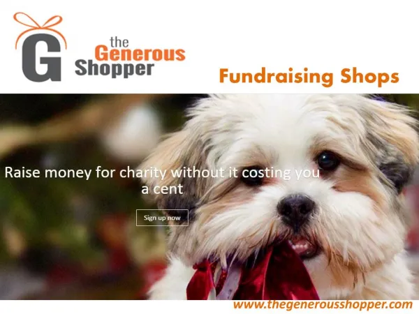 Online Fundraising Shops