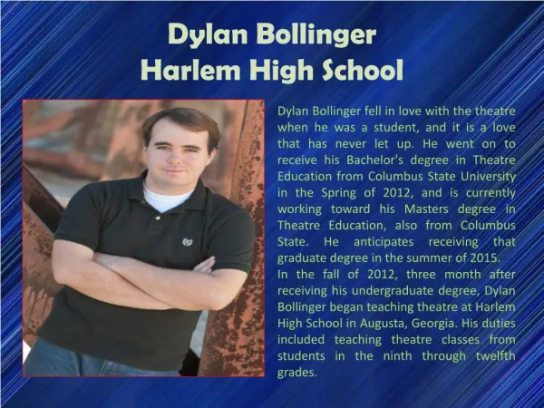 Dylan Bollinger-Harlem High School