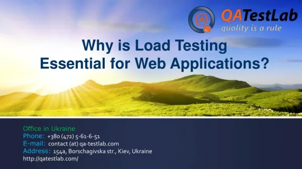 Why is Load Testing Essential for Web Applications?