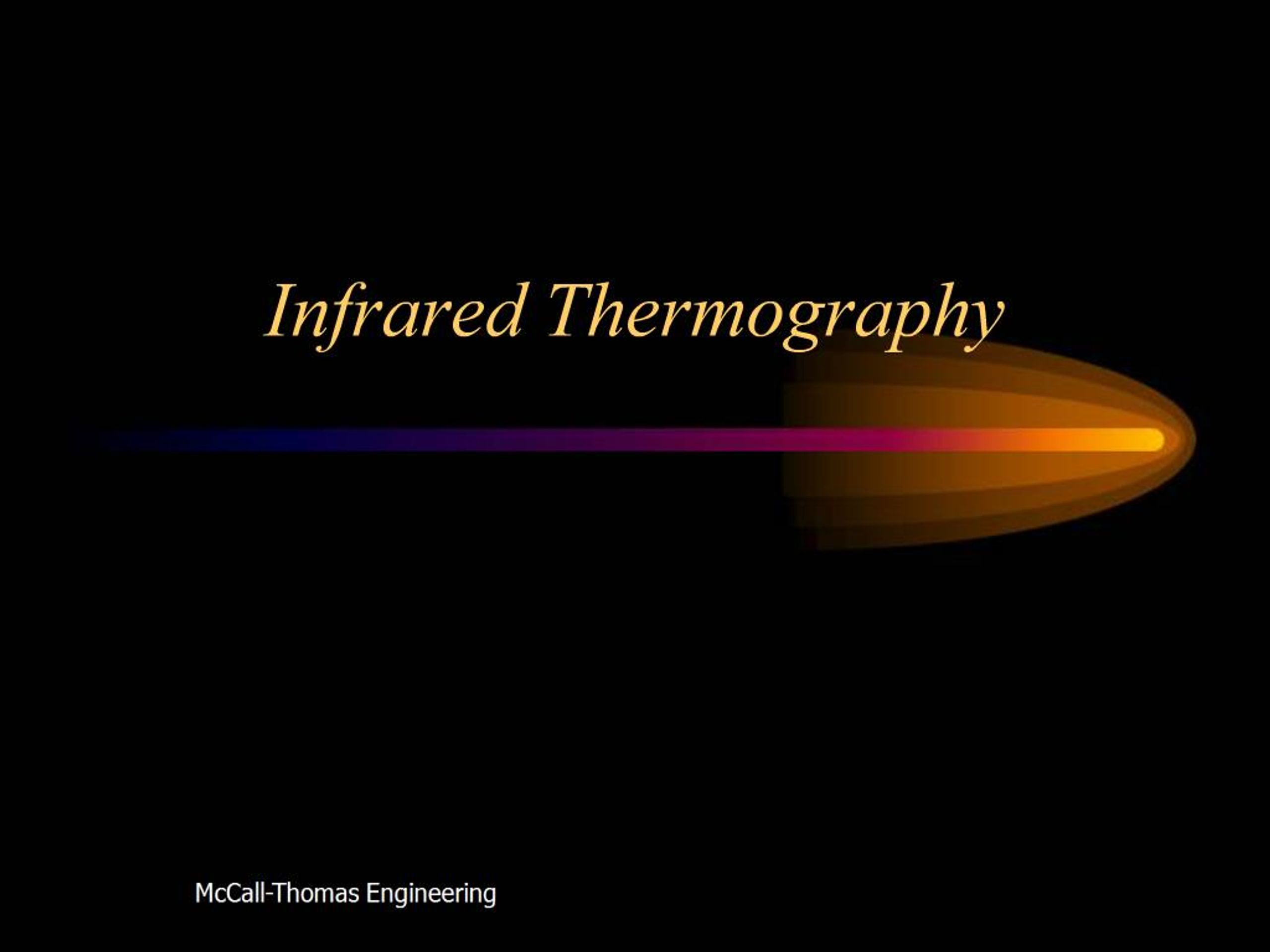 PPT - Infrared Thermography PowerPoint Presentation, free download - ID ...