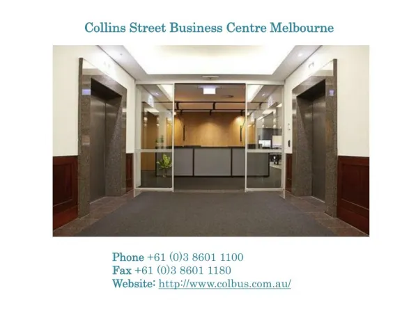 Meeting & Training Rooms in Melbourne CBD