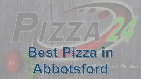 Pizza Abbotsford bc