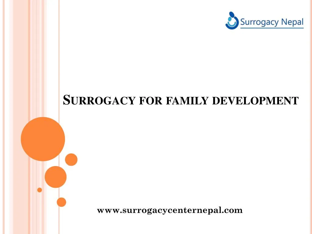 surrogacy for family development