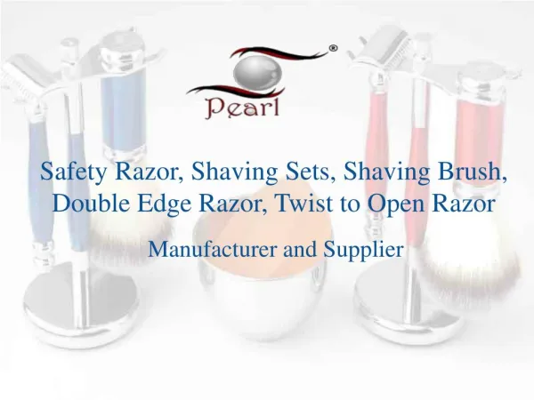 Get best Safety Razor, Shaving Sets, Shaving Brush only at P