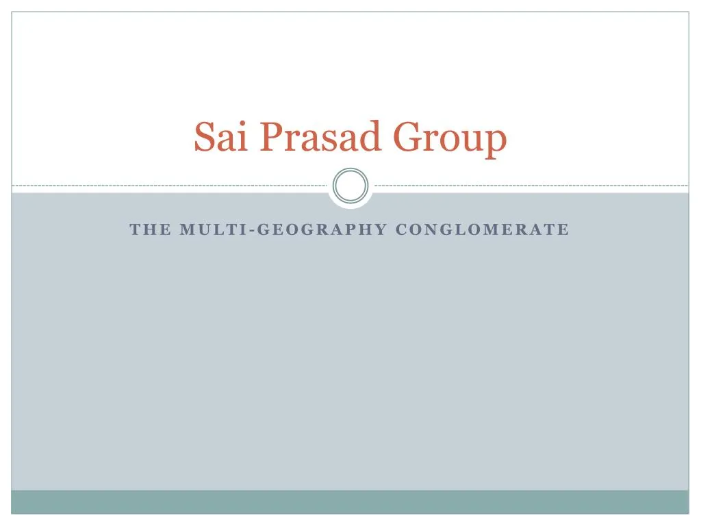 sai prasad group