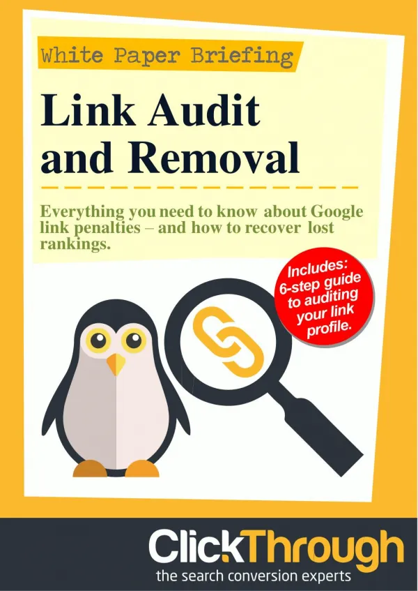 Link Audit and Removal