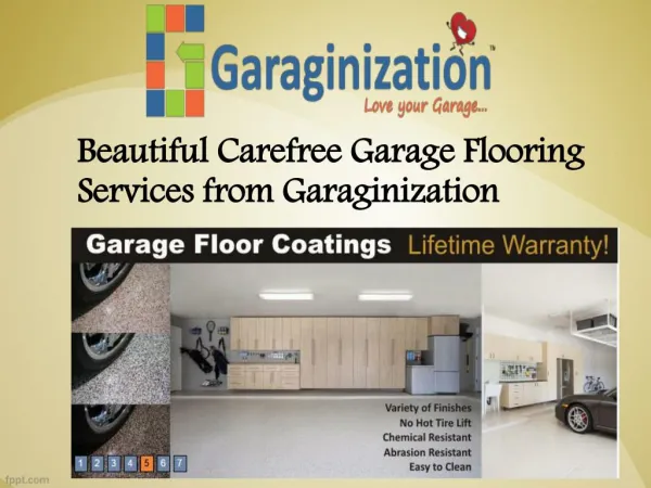 Beautiful Carefree Garage Flooring Services from Garaginizat