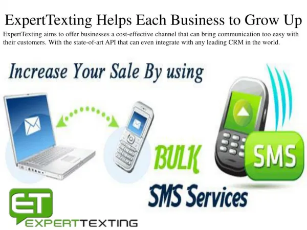 ExpertTexting Helps Each Business to Grow Up