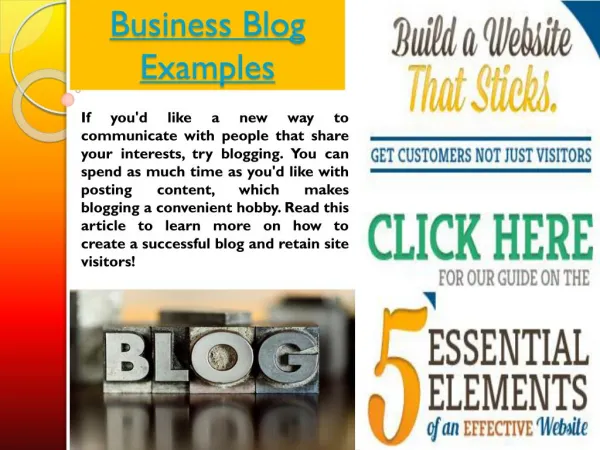Business Blog Best Practices