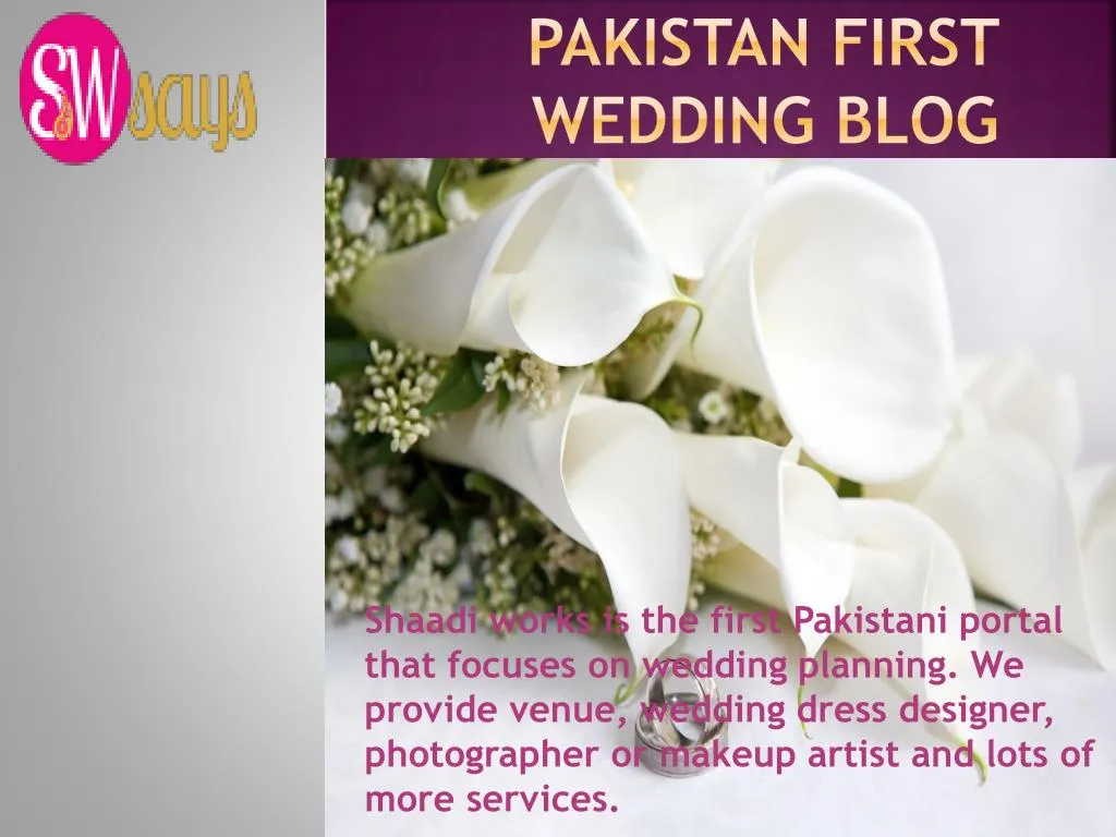 pakistan first wedding blog