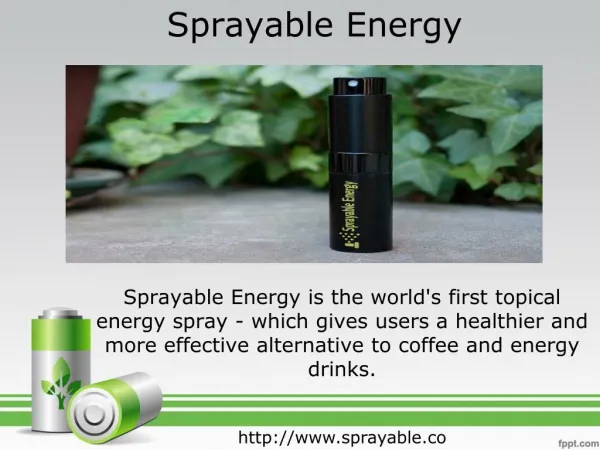 Sprayable Energy | Sprayable Energy Reviews | Sprayable.co