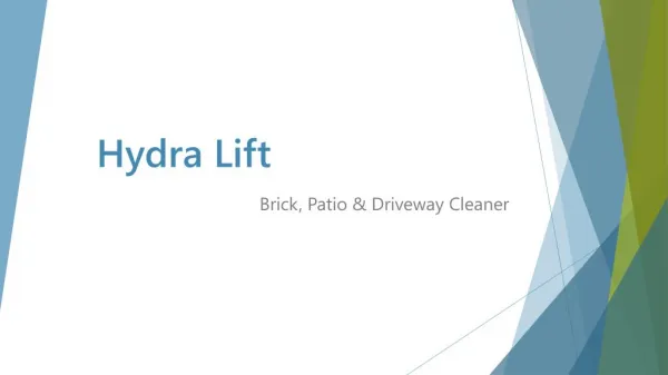 Brick & Patio Powerful Surfaces Cleaner/Hydra Lift