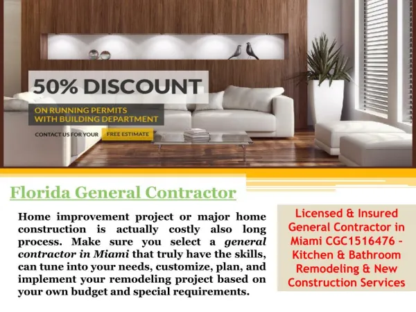 General Contractor Miami