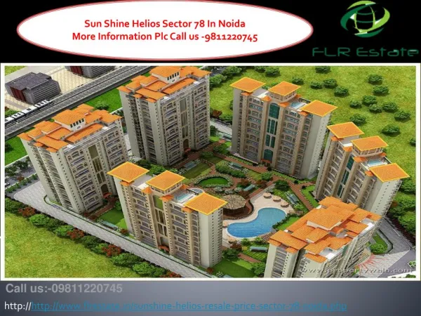Sunshine Helios Resale 9811220750 Price Sector 78 Noida