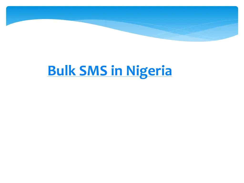 bulk sms in nigeria