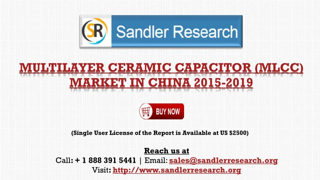 multilayer ceramic capacitor mlcc market in china 2015 2019
