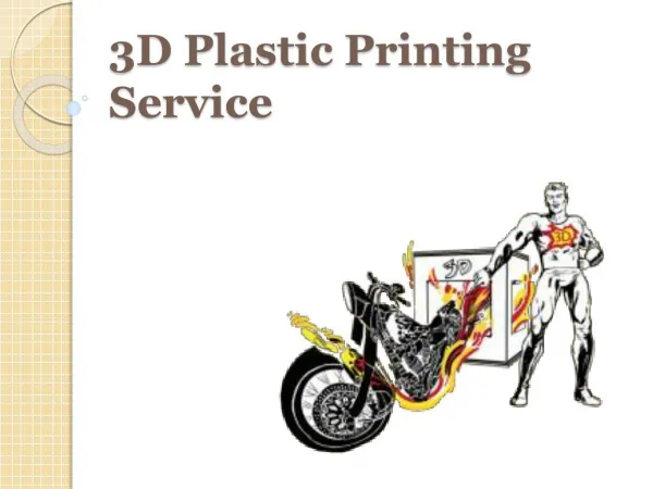 3D Plastic Printing Service