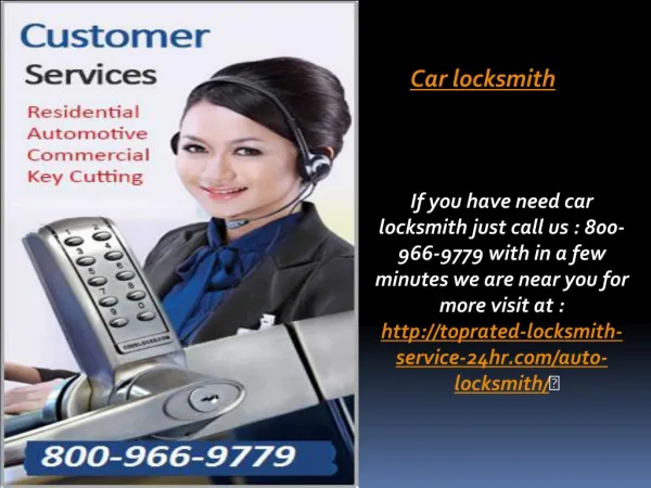 Car locksmith | Auot locksmith