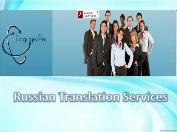 Languagepro provide russian translation servuce