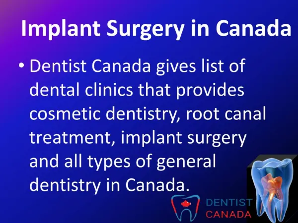 Implant Surgery in Canada