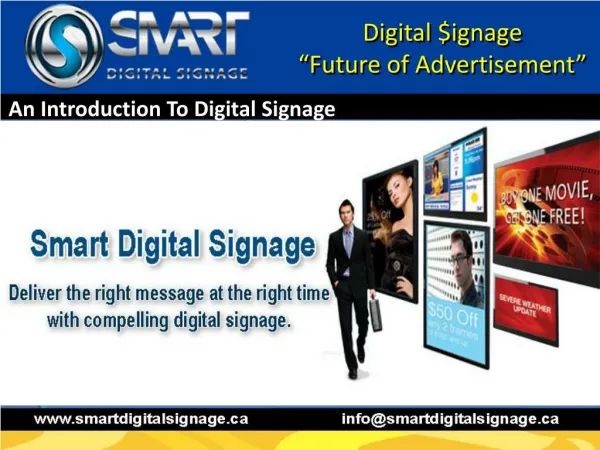Best Digital Signage Solutions Provider—Smart Digital Signag