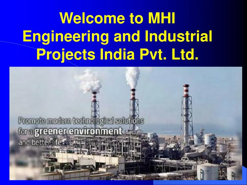 welcome to mhi engineering and industrial projects india pvt ltd