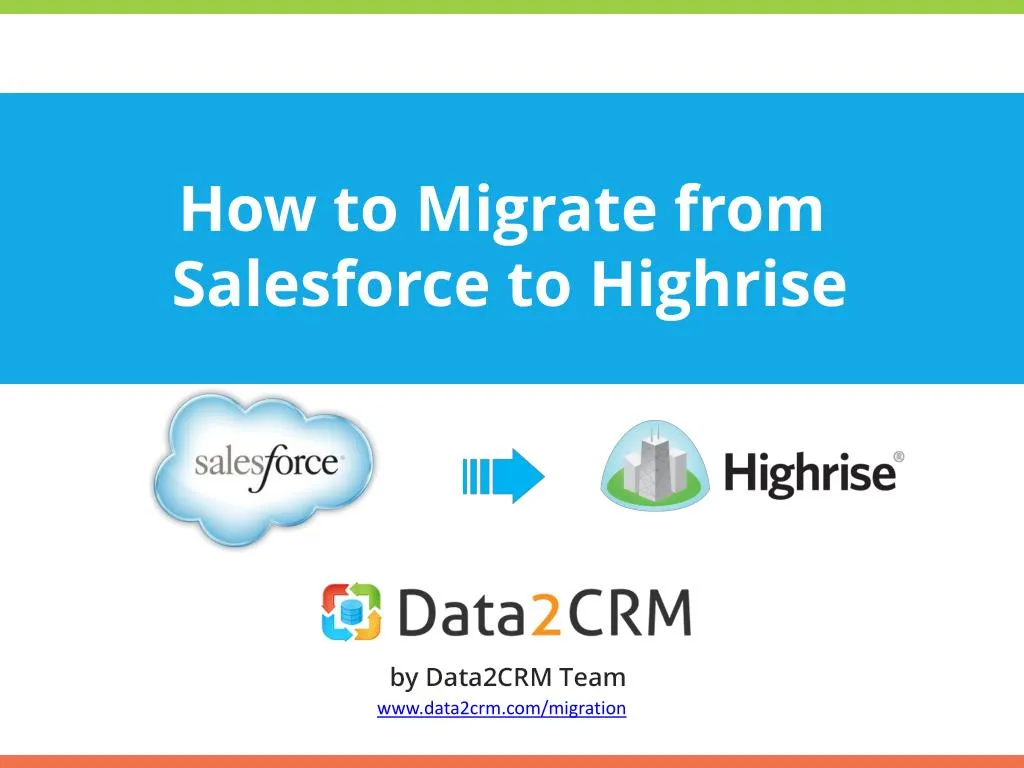 how to migrate from salesforce to highrise