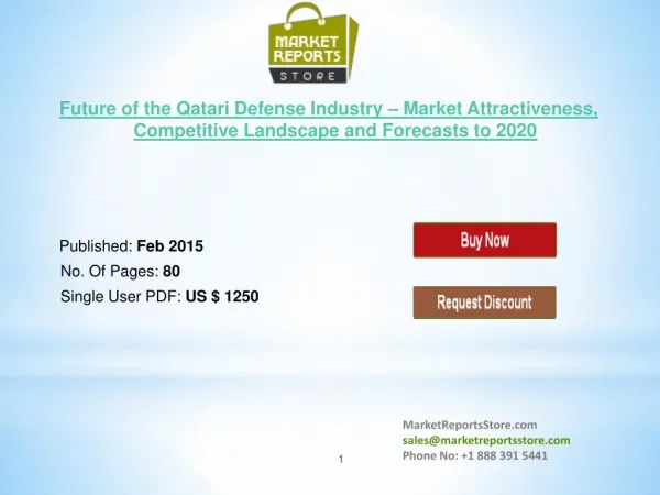 Qatar Defense Industry Market Analysis