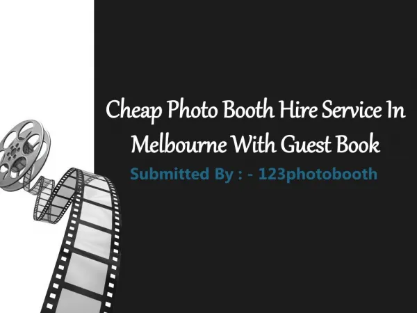 Cheap Photo Booth Hire Service In Melbourne With Guest Book