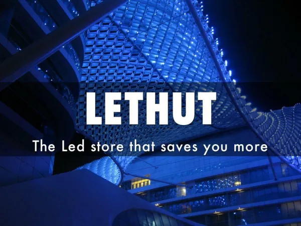 Lethut - The LED store that Saves you More