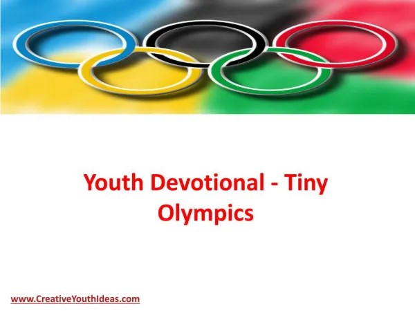 Youth Devotional - Tiny Olympics