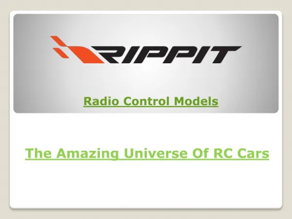 The Amazing Universe Of RC Cars
