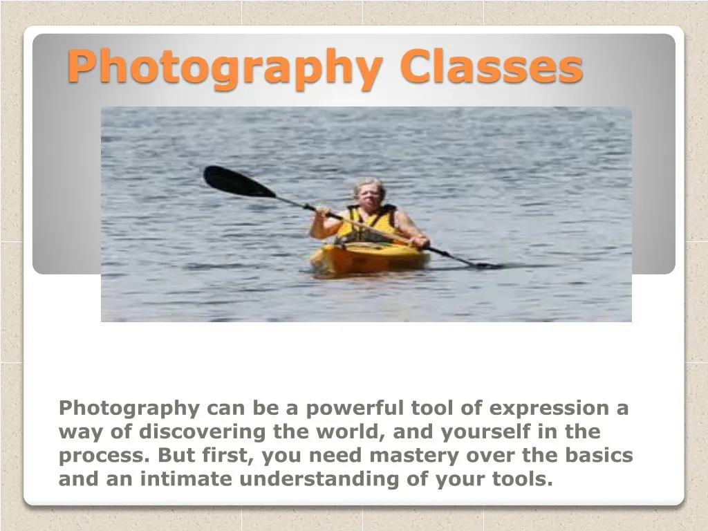 photography classes