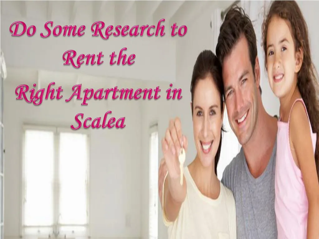 do some research to rent the right apartment in scalea